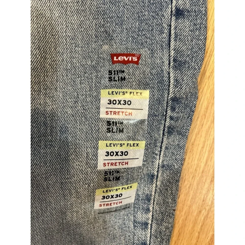 Levi's Men's 511™ Slim Fit All Seasons Jeans, Blue, 30W X 30wL NWT